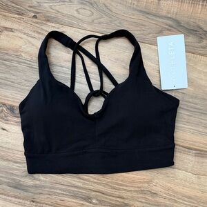 Athleta Strappy Black Sports Bra